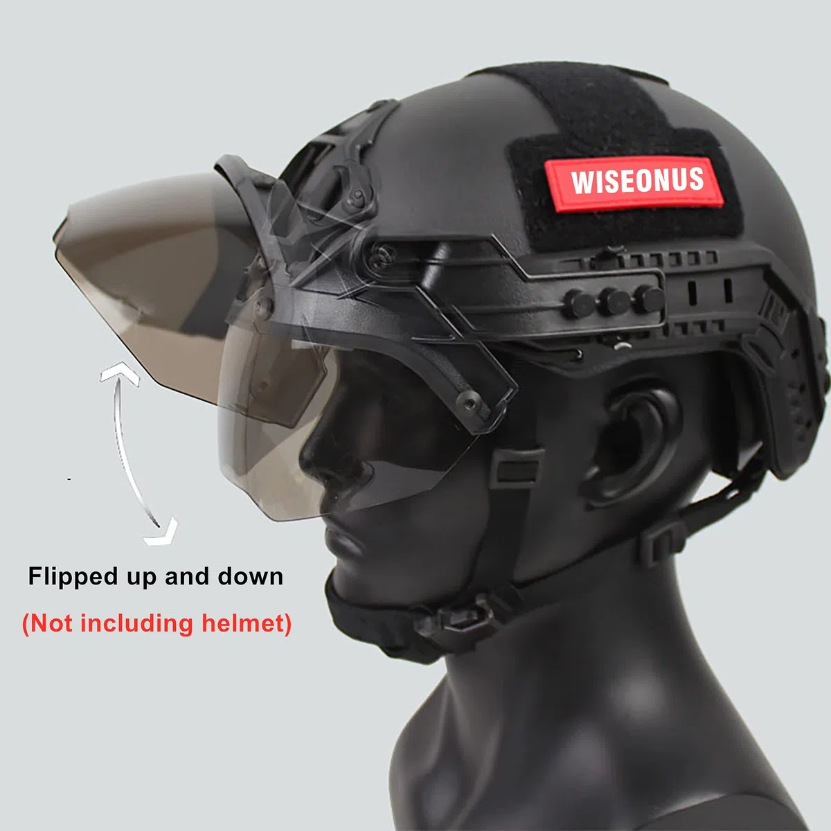 Lunettes de casque tactiques universelles, amovibles pour airsoft, paintball, chasse, accessoires pour casque MICH/FAST