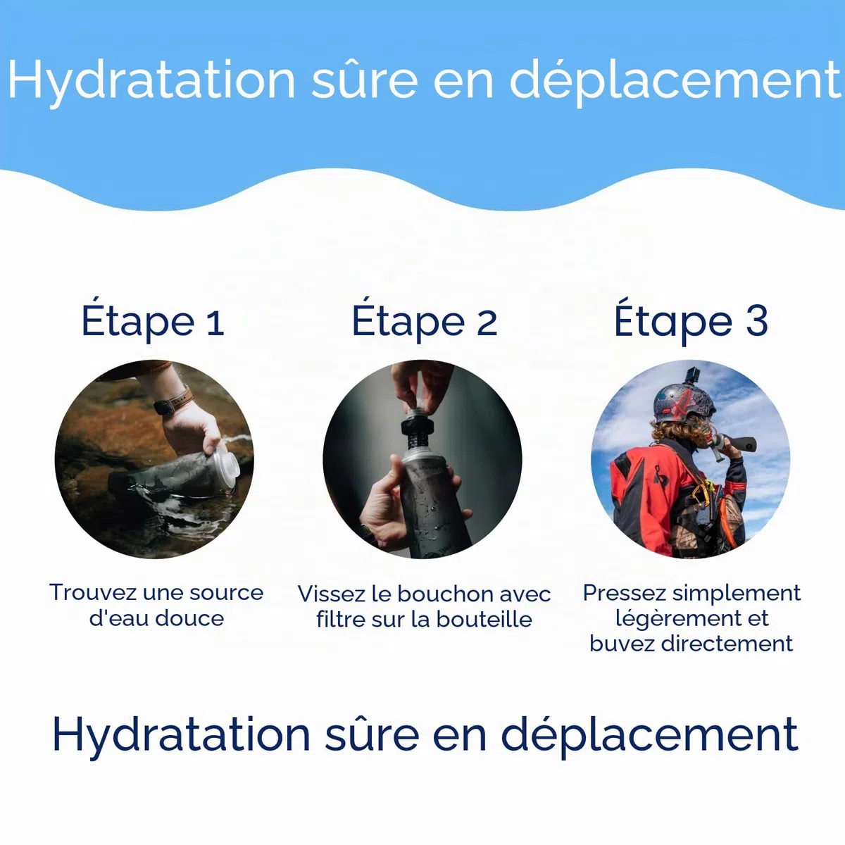 KATADYN BeFree Filtre à Eau 1.0 L Tactical