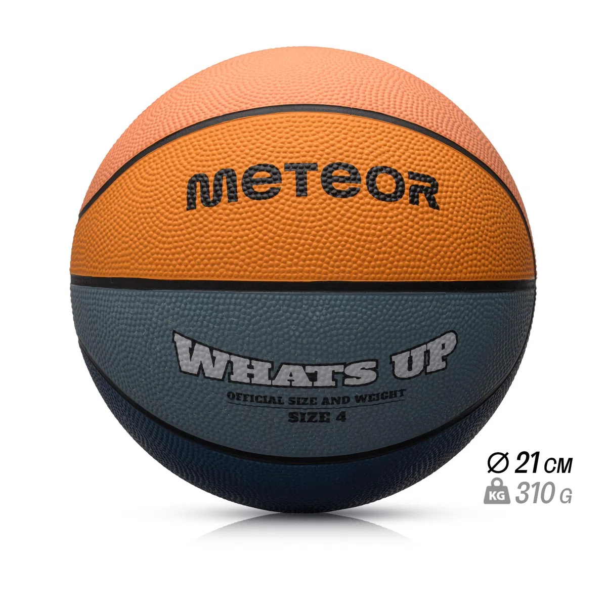 Meteor Ballon de Basket-Ball - Taille Enfant Jeune pour entraînement et Divertissement - Gonflables Basketball Mini avec Surface antidérapante