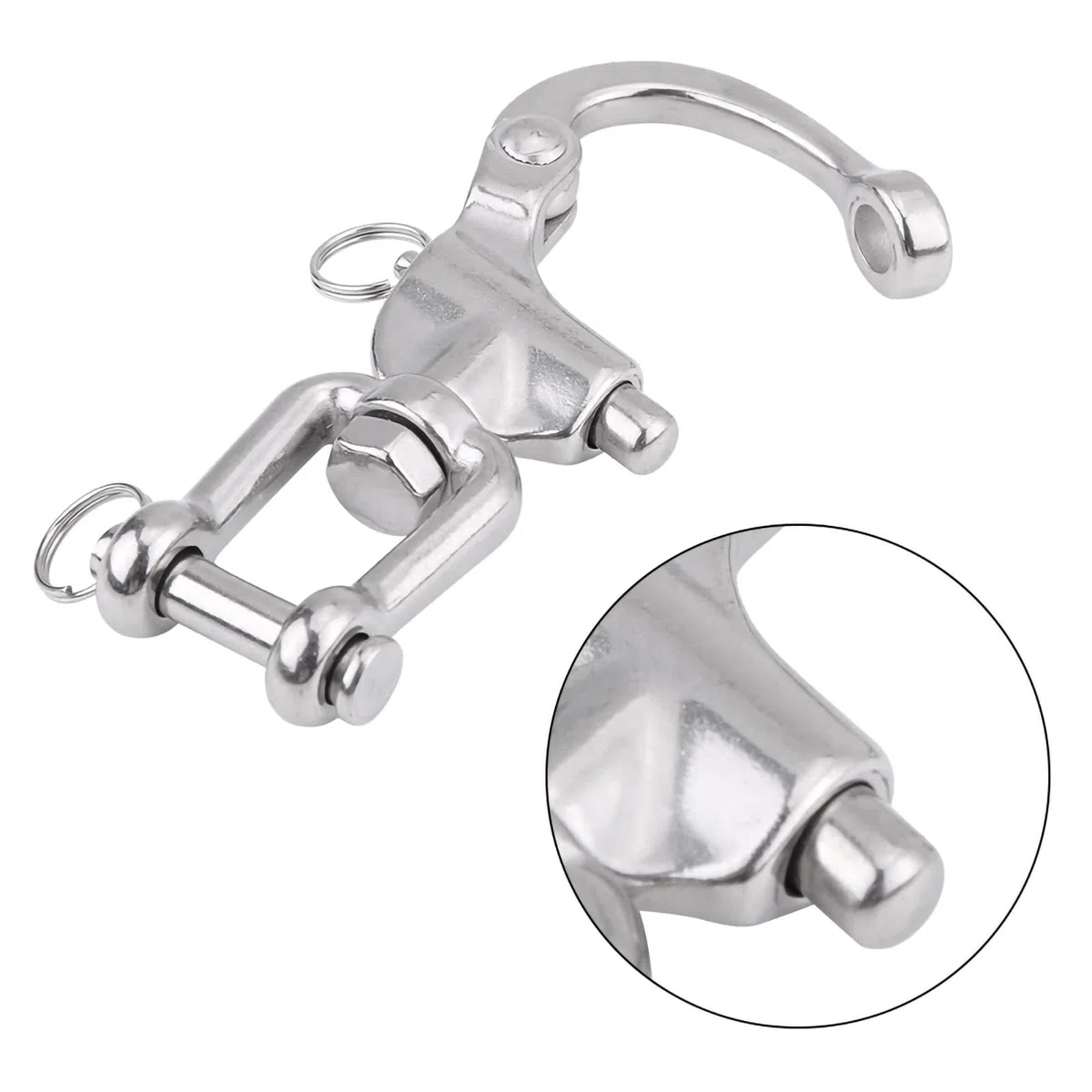 Mousqueton Pivotant à Mors en Acier Inoxydable 316 Drisse de Voilier(128mm) mousqueton d attelage+mousqueton d attelage mousqueton d attelage mousqueton d attelage mousqueton d attelage mousqueton d