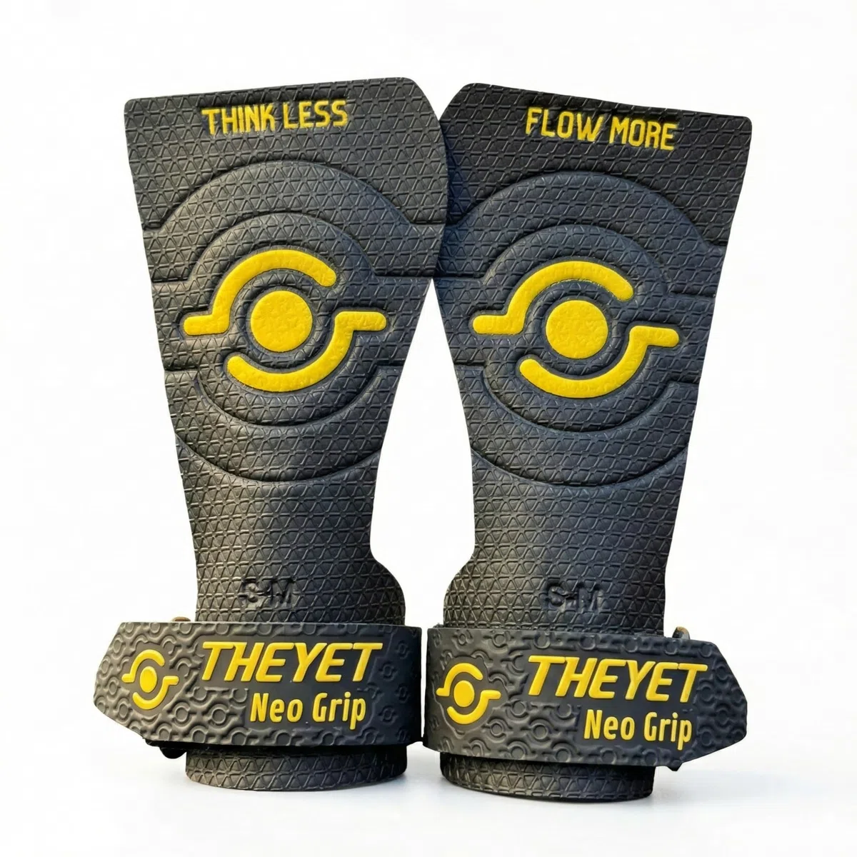 Theyet Maniques Crossfit sans Magnésie et sans Trous | Grips Unisexes pour Tractions, Anneaux et Calisthénie | Adhérence Extrême sur Tout Type de Barres | Poignets Offerts