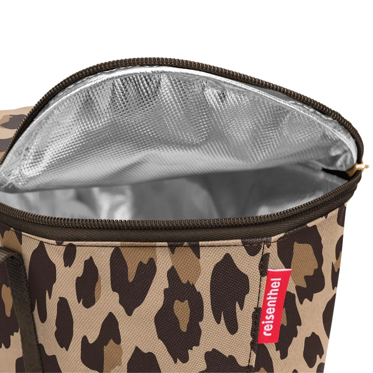 reisenthel Coolerbag XS Leo Macchiato Petit sac isotherme en tissu polyester de qualité supérieure – Idéal pour les pique-niques, les courses et les déplacements