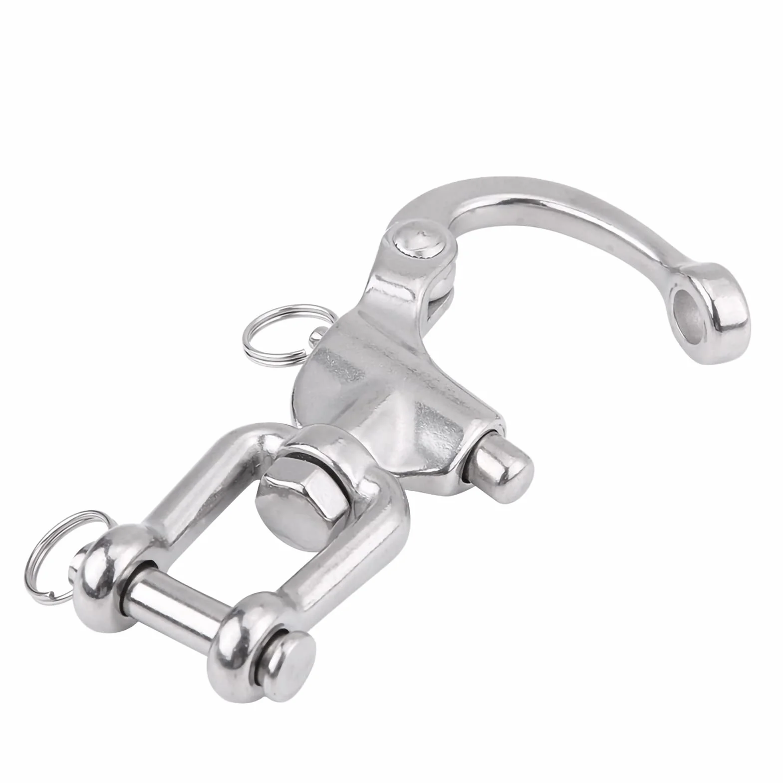 Mousqueton Pivotant à Mors en Acier Inoxydable 316 Drisse de Voilier(128mm) mousqueton d attelage+mousqueton d attelage mousqueton d attelage mousqueton d attelage mousqueton d attelage mousqueton d