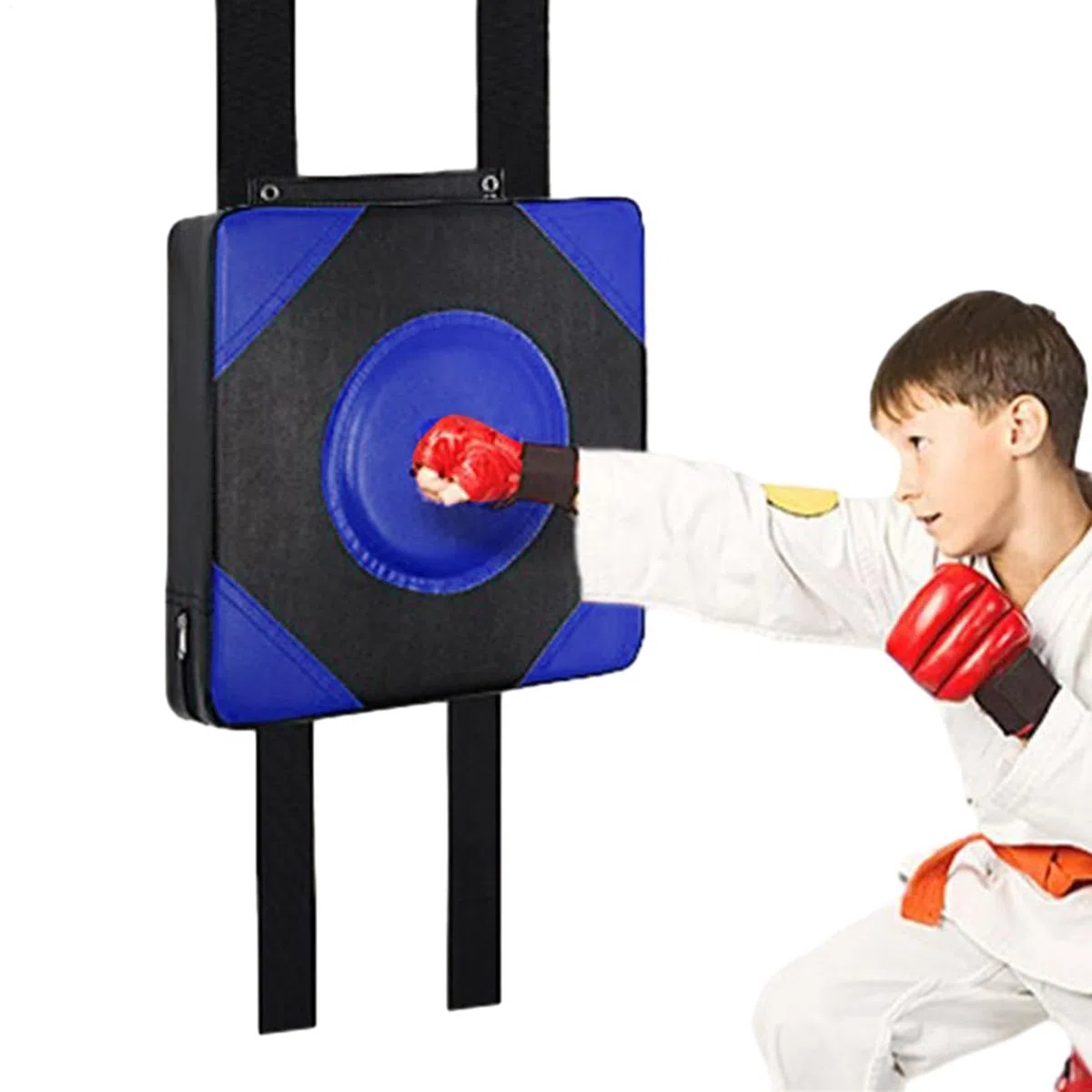 Tapis mural de boxe - 30 x 30 x 10 cm - Cible de boxe murale - Tampon de frappe mural - Pour entraînement de fitness