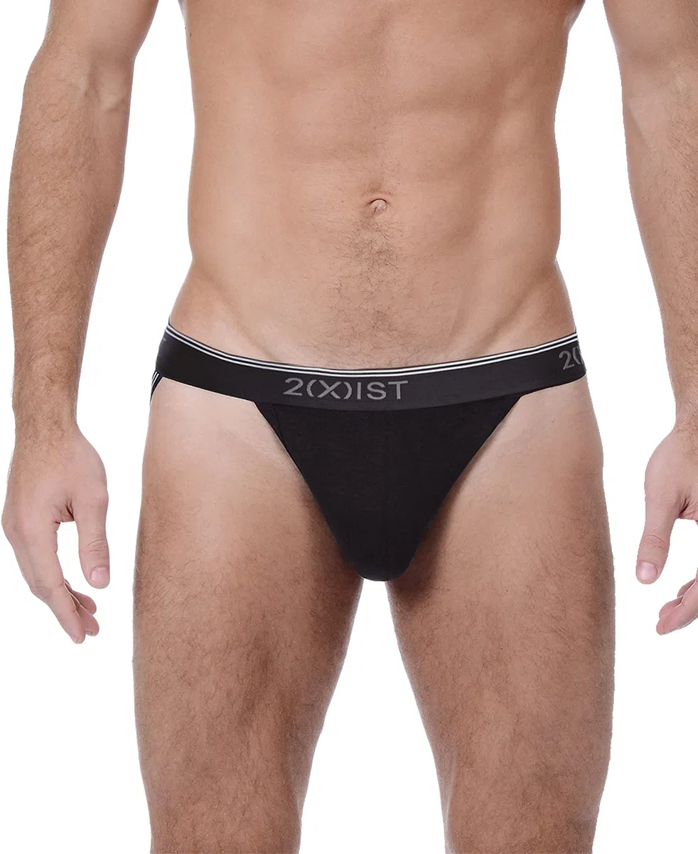 2(X)IST Men's Cotton Stretch Jock Strap 3-Pack Jock Strap