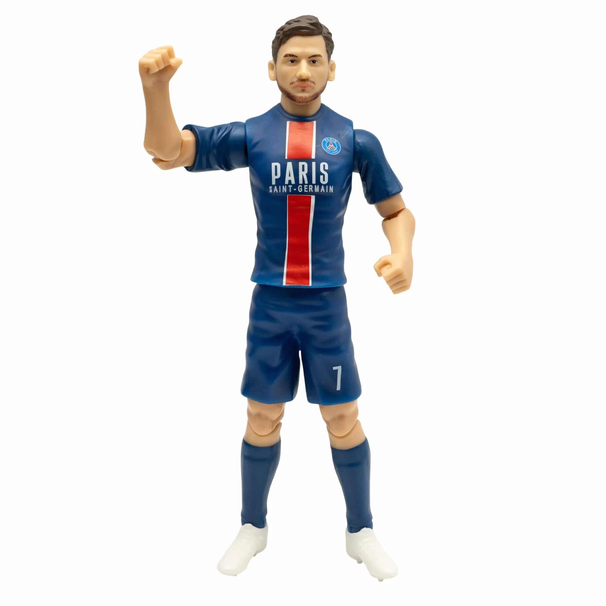 Sockers Banbo Toys Figurine de Football de Collection Paris Saint-Germain Khvicha Kvaratskhelia 20,3 cm