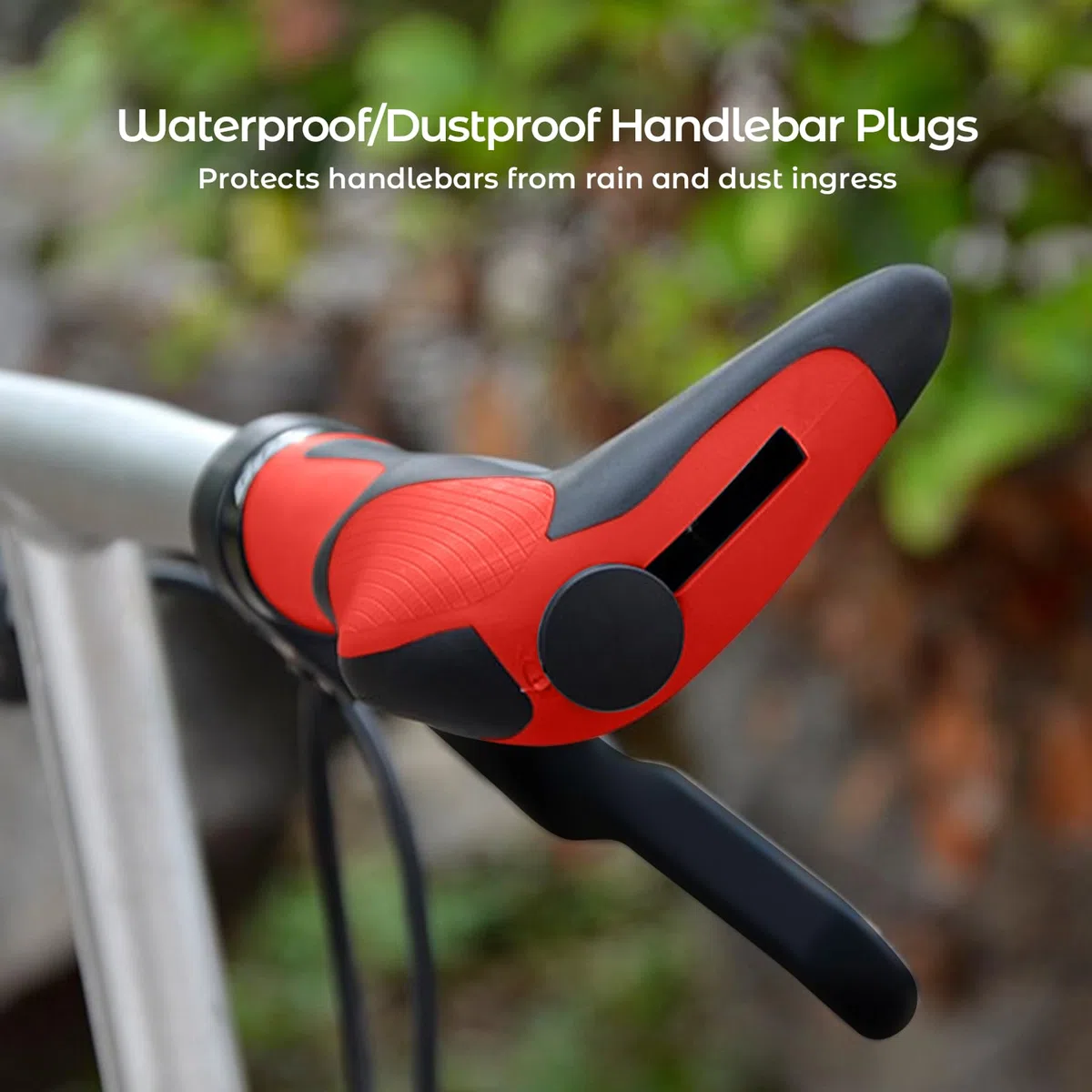 auvstar Poignée VTT,22.2mm Poignées de Guidon Vélo,Ergonomique VTT Poignées de Vélo Absorption des Chocs Antidérapant Confortable,Vélo Bicyclette/Ville/BMX/Mountain Bike