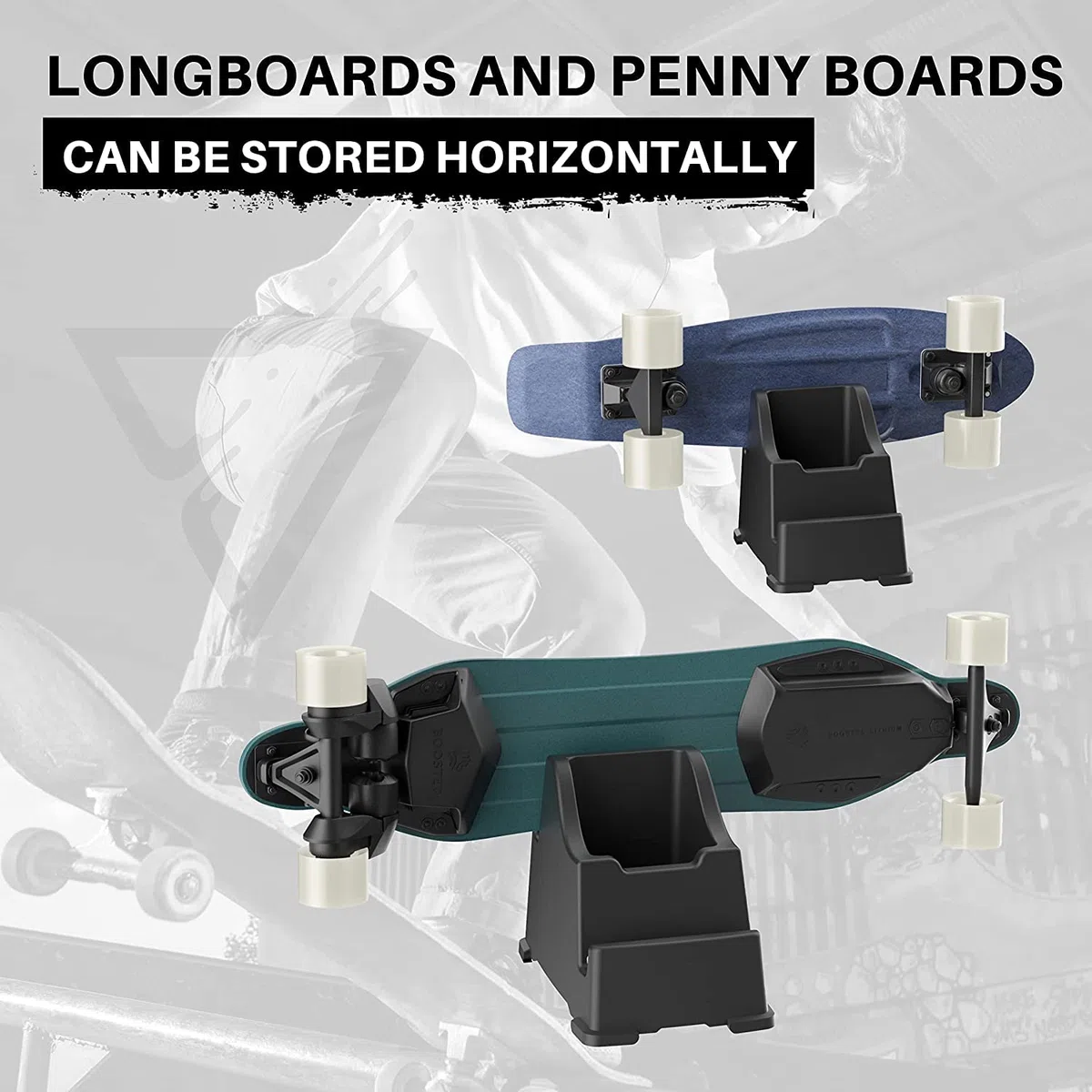 BOOSTEADY Support de Skateboard pour Skateboard - Accessoires de Skateboard pour Rangement et Affichage Portables
