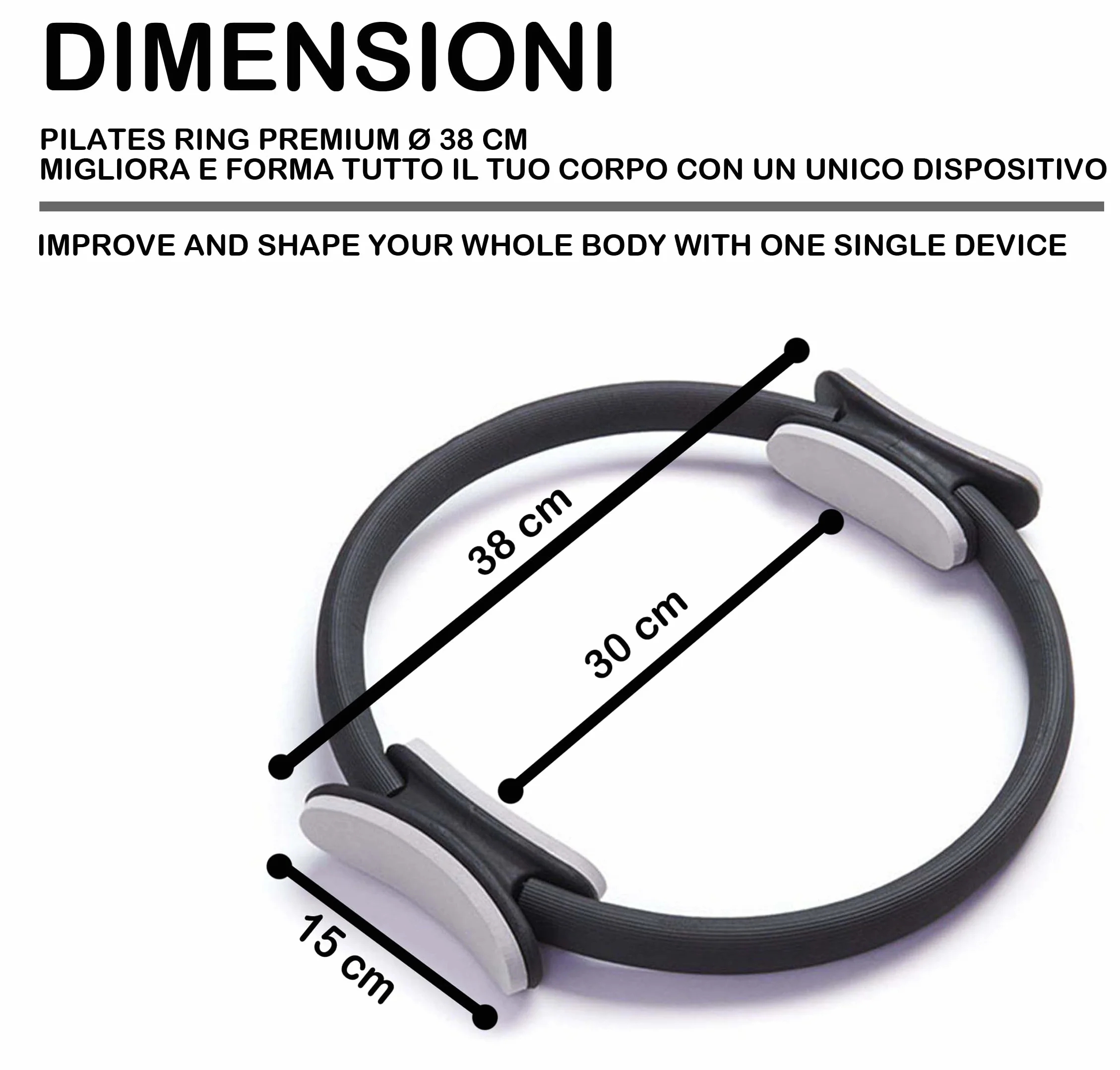 G5 HT SPORT Jante Pilates Ring [Strong], Thigh Toner et Tapis Pliable | Kit Complet avec Anneau pour Pilates et Outils de Fitness pour la Maison, Le Yoga, l'entraînement Force et la flexibilité