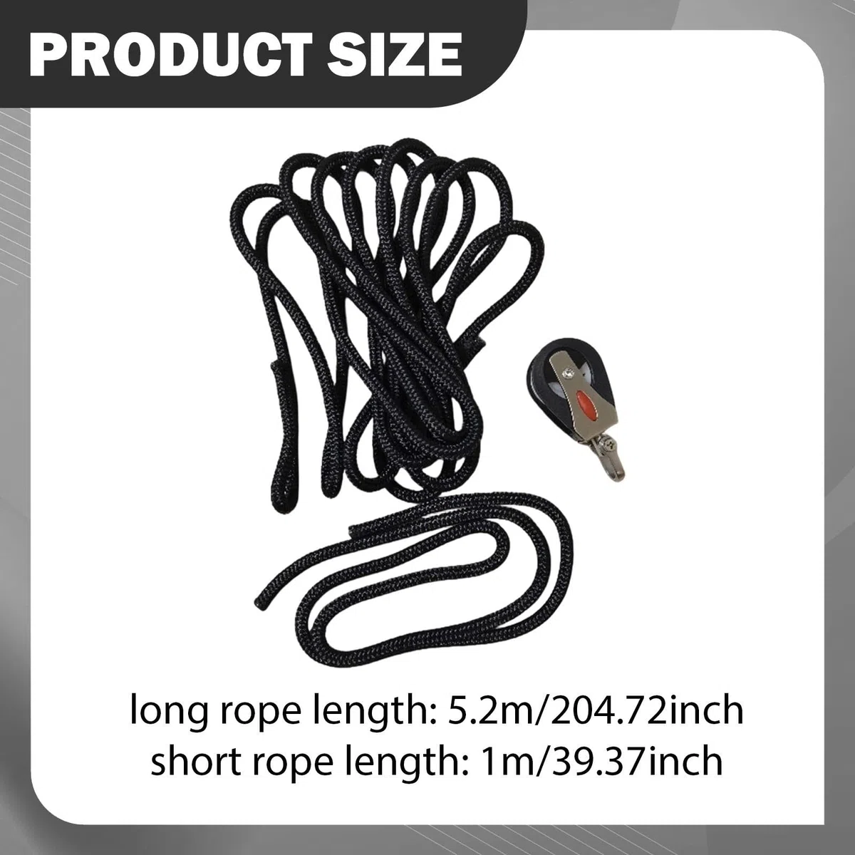 Ensemble de 2 Cordes pour Pilates Reformer avec Poulie et Bande de Résistance, en Nylon, pour L'entraînement de L'équilibre et du Renforcement