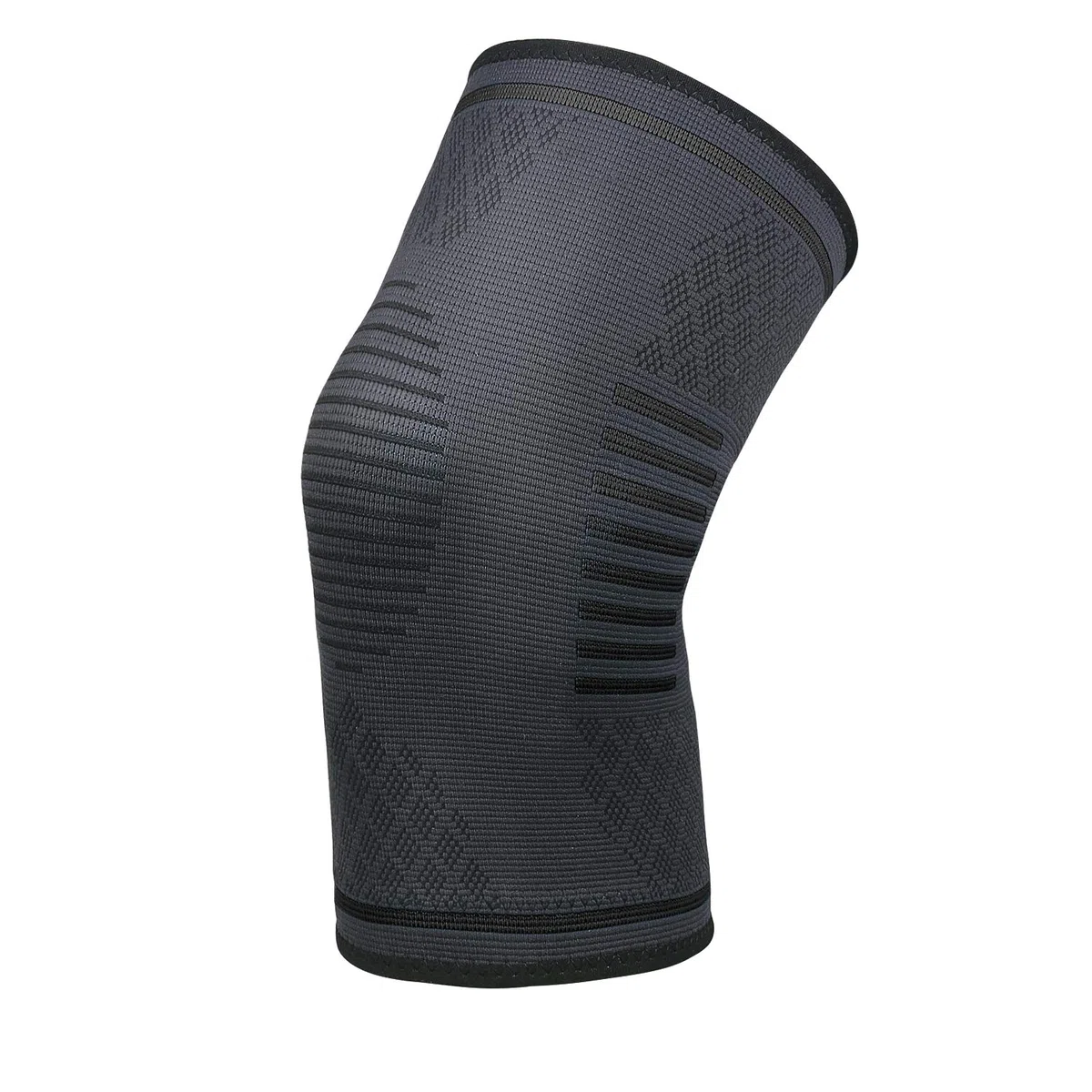 Set de 2 Genouillères Sport Rotulienne et ligamentaire. Genouillère de maintien. Respirante et antidérapant. Jambe gauche et droite. Pour course à pied/Crossfit/Cyclisme/etc. (Bleue, M)