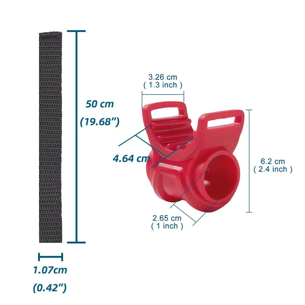 Blueshyhall Lot de 6 Crochets de Porte-vélos Voiture Rechange de Porte vélo pour Coffre de Voiture Compatible avec Forme de U et de V, Tail Tow Mount Bicycle Rack Accessoires (Sangles Nylon)