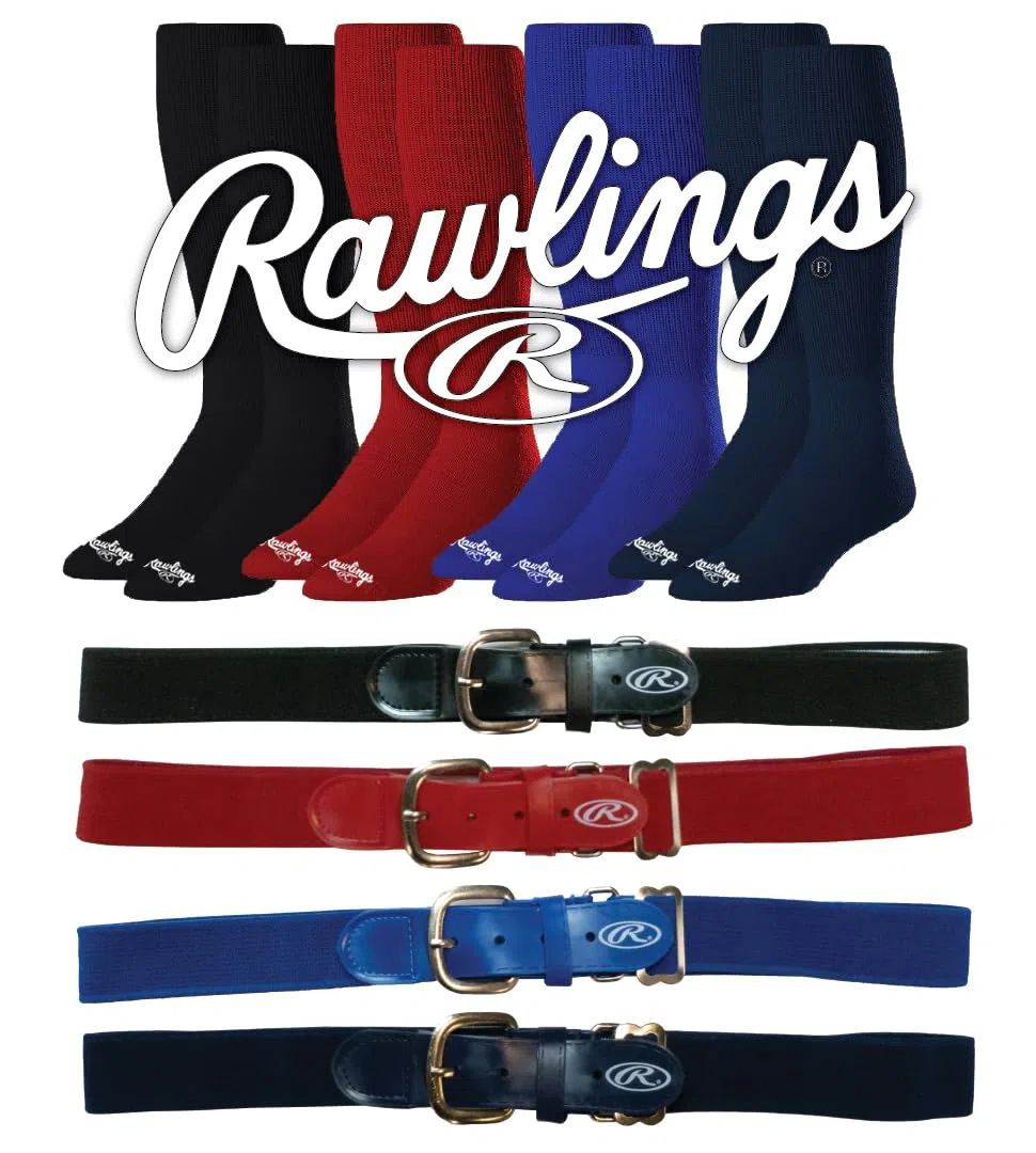 Rawlings Baseball Belt & Socks Combo