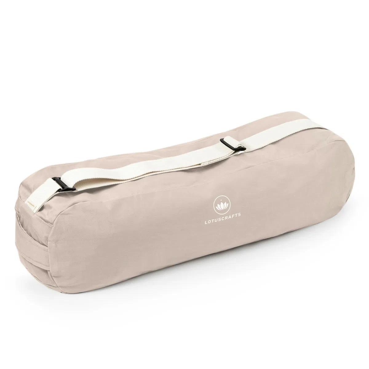 LOTUSCRAFTS Sac de Yoga en Coton Bio, modèle Pune, pour Tapis de Yoga et Accessoires de Yoga, équitable & écologique, Certifié GOTS