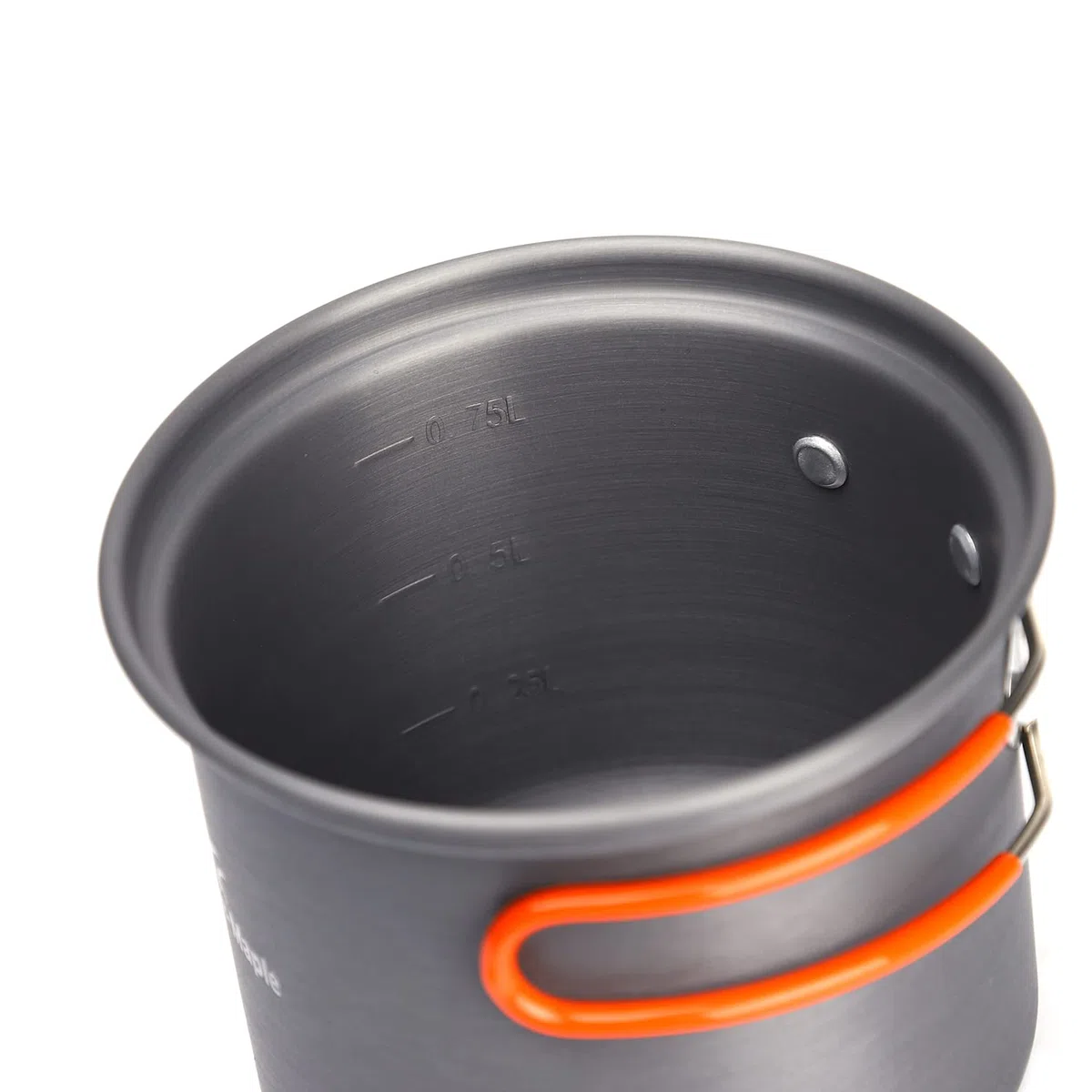 Fire-Maple FMC-207 Ensemble de Cuisine Pliant Kit de Casseroles pour Camping Comprenant Une Casserole et Un Bol, Adapté pour Une Personne en Randonnée Ultraléger de 195g