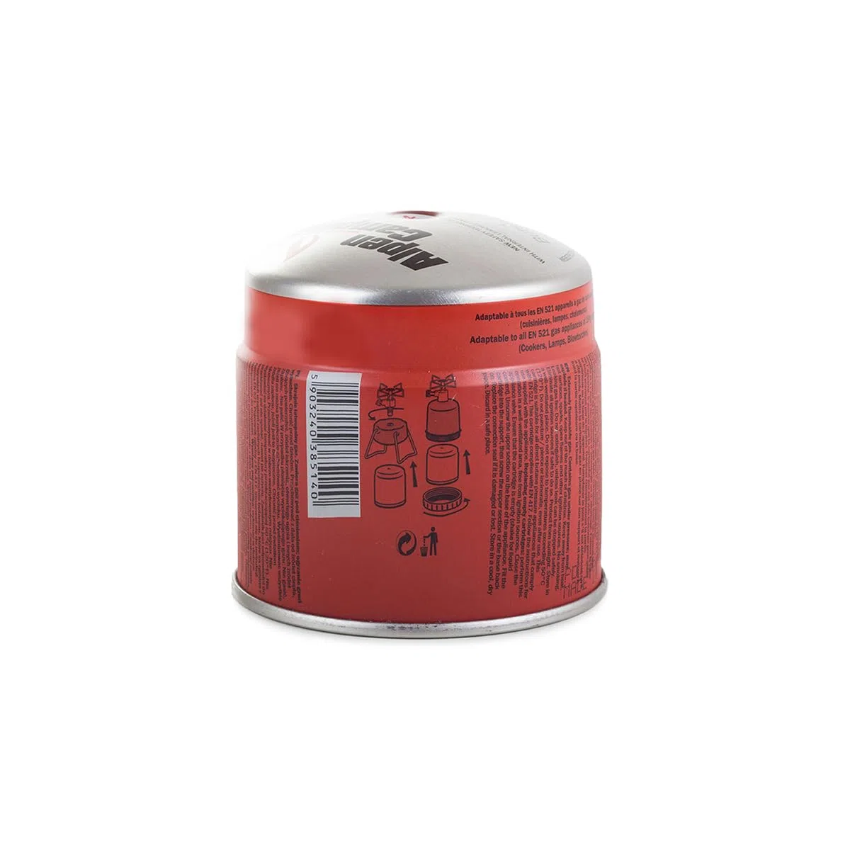 INTEC - Lampe à gaz 1100W + 8 Cartouches gaz Butane 190g - Allumage Piezo Coque Métal - Lampe de Camping Rechargeable Extérieur