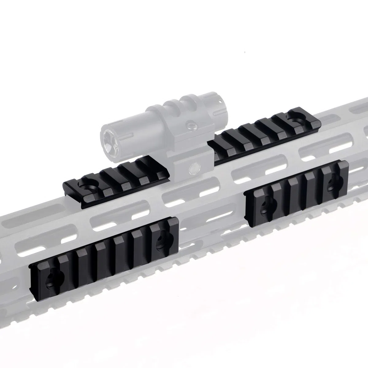 Rail Picatinny FOCUHUNTER 5 voies 7 voies 13 voies Accessoires de rail Picatinny en aluminium léger Rail Picatinny Weaver 3 pièces