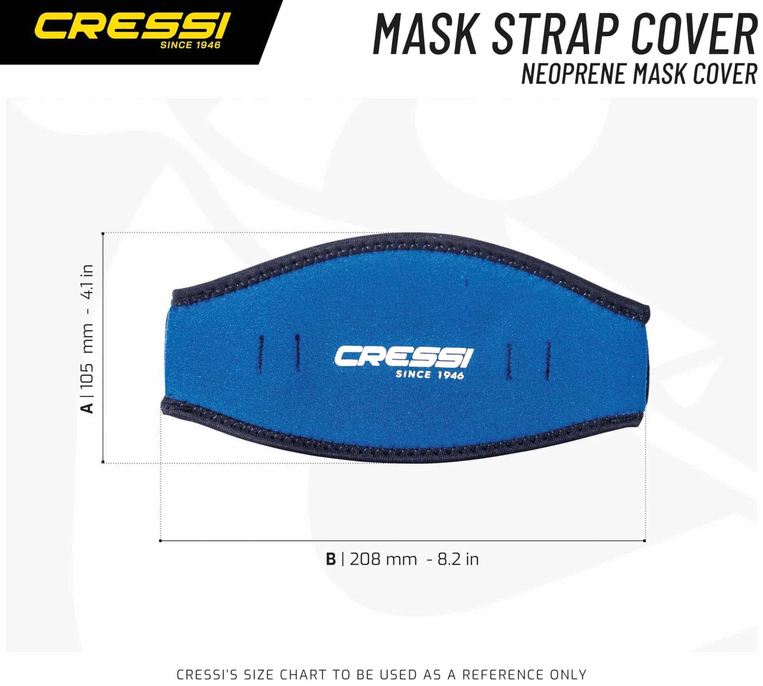 Cressi Sub S.p.A. Bande de néoprène pour Masque