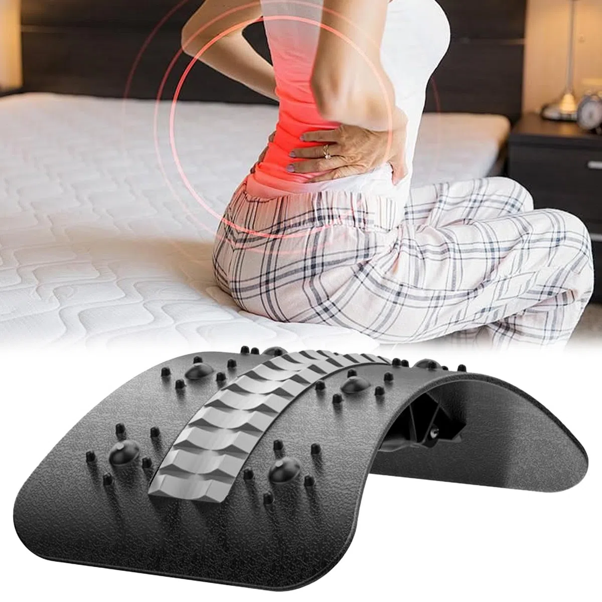 Crack Dos | Planche de Correction Posturale - Correcteur De Colonne Vertébrale Équipement D'Étirement Dos pour Yoga Pilates Voyage Maison Auto