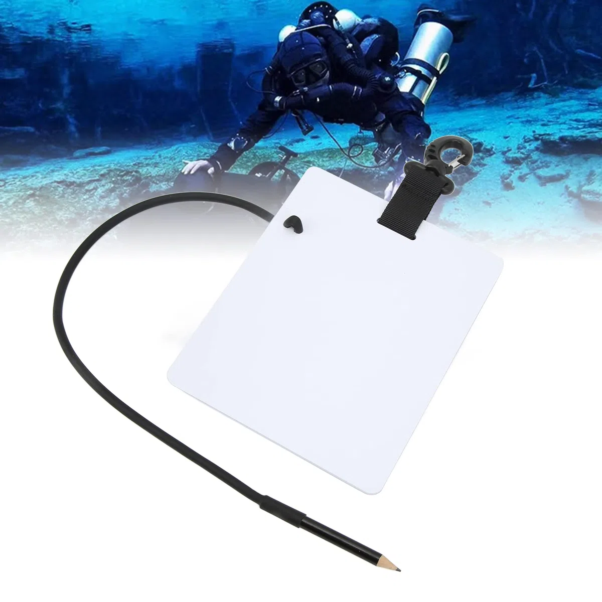Ardoise d'écriture sous-Marine, Plongée Wordpad Gear Board PC pour la Communication pour la Natation(Grand 147 * 183 * 3mm)