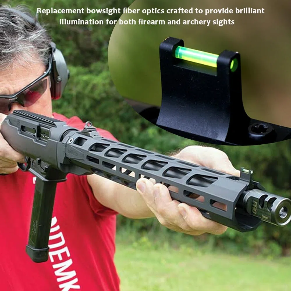 Fibre optique de rechange pour viseurs d'armes à feu et de tir à l'arc