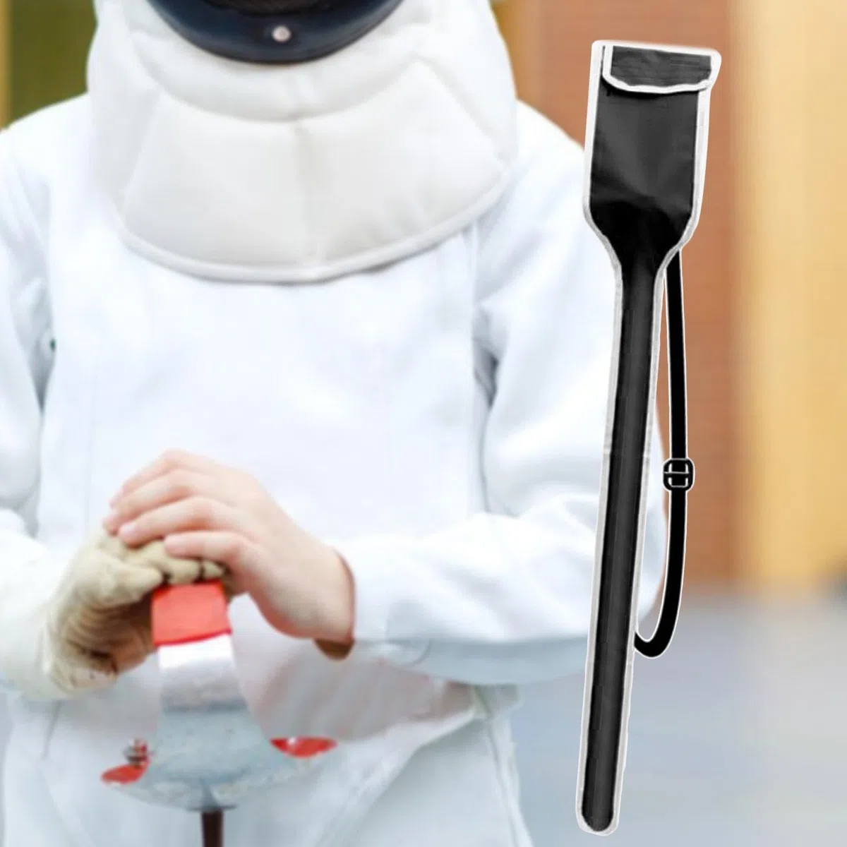 F Fityle Sac d'épée d'escrime pour Enfants, Sac de Rangement d'escrime, Housse d'épée d'escrime, Sac à bandoulière Portable pour épée d'escrime