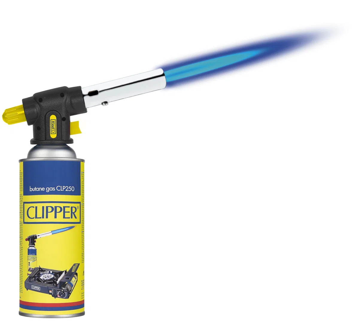 Clipper Lot de 8 cartouches de gaz universelles de 400 ml pour appareils à feu | Valve GLP250 | gaz de camping, poêles, chalumeaux et cuisinières à gaz