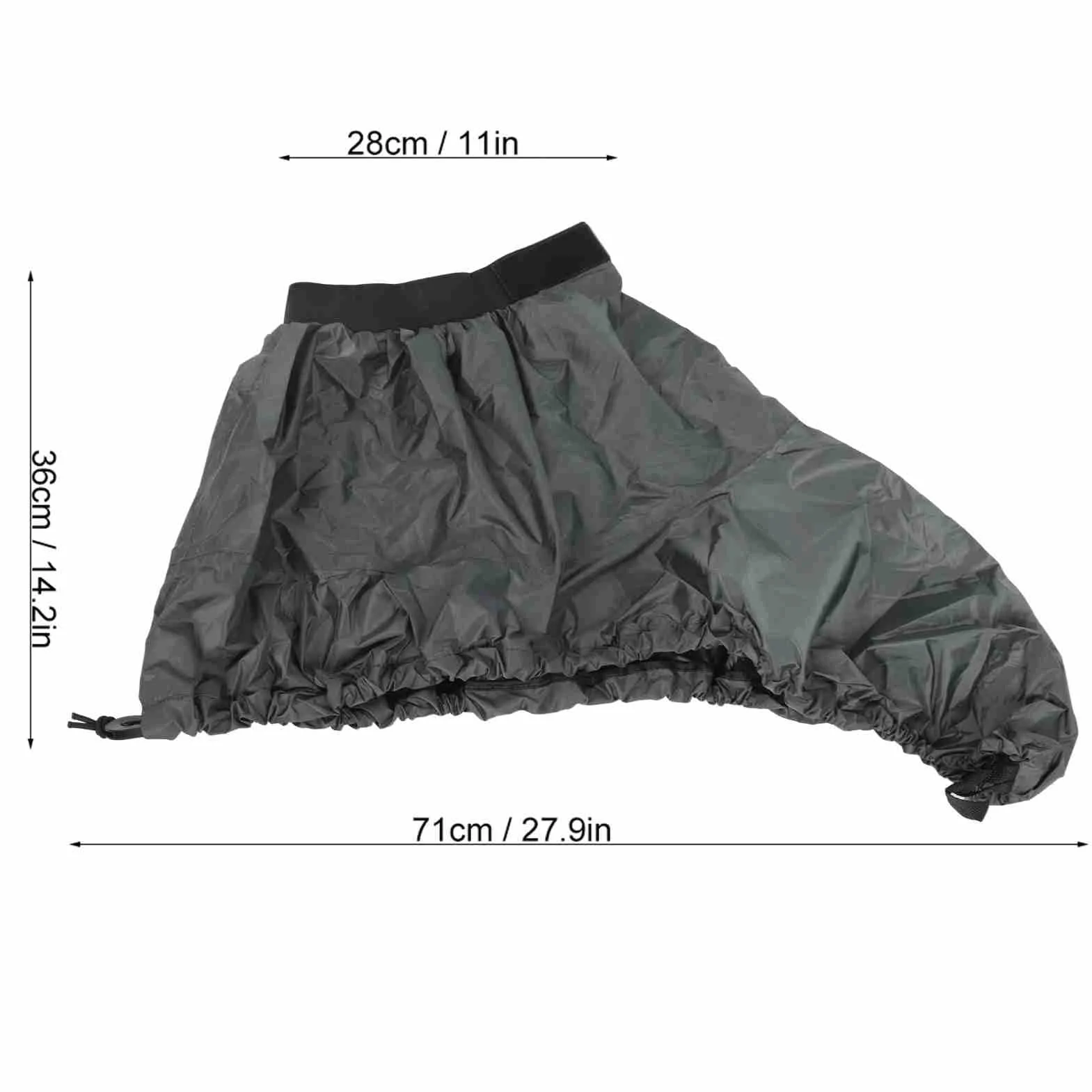 Jupe de Jet de Kayak, Accessoire de Sports Nautiques Jupe Réglable en Nylon Universelle de Jet de Kayak de Couverture Imperméable