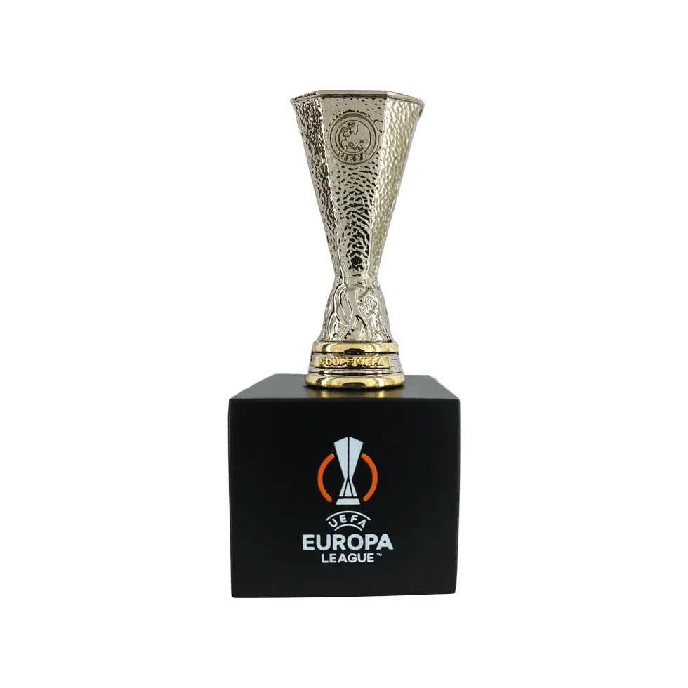 UEFA Official Trophée Réplique avec piédestal Unisexe Adulte, Métal 45 mm