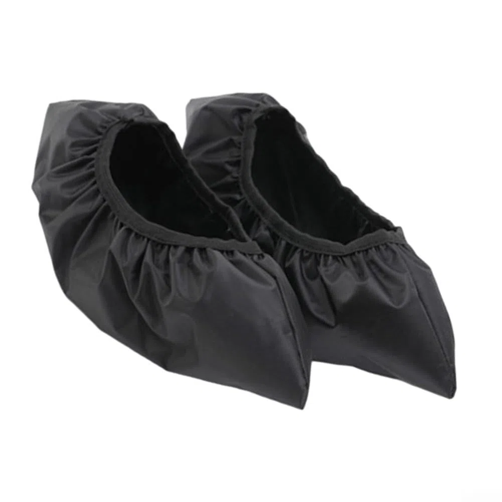 Lot de 2 housses de protection de roues de patins à roulettes en tissu Oxford épais avec ouverture de bande élastique pour les roues de moins de 45 et 4 x 72 mm à 4 x 90 mm Noir