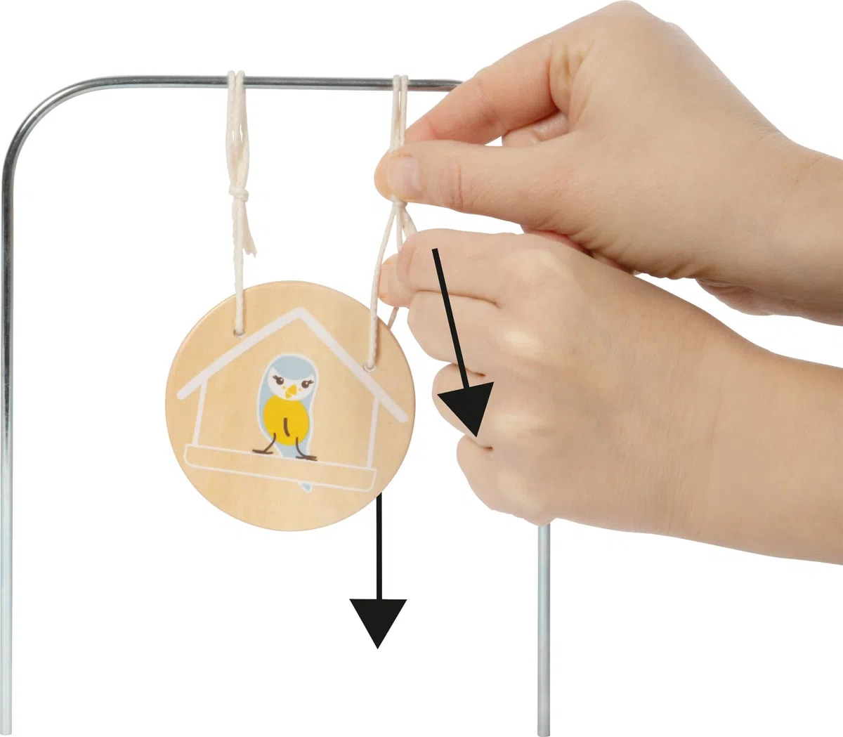 Small Foot Croquet « Garden Buddies » en Bois, Jeu d'extérieur Robuste avec de Jolis Motifs d'animaux, pour Enfants à partir de 3 Ans, 12646