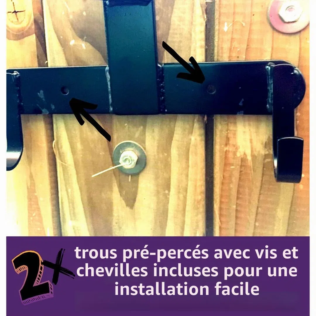 Pferdelinis Support de selle pliable à suspendre pour cheval | Support de selle à retirer | Support de selle portable | Noir (1 x noir)