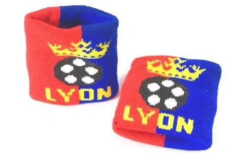 Lot 2 Bracelets éponge éponge Supporter - Lyon