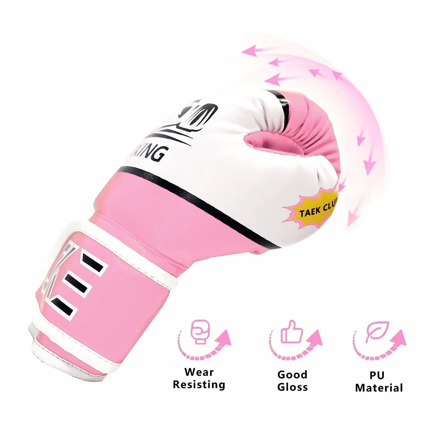 CKE Enfants Gants de Boxe pour Enfants Garçons Filles Junior Jeunes Tout-Petits Âge 5-12 Ans Entraînement Gants de Boxe pour Sac de Frappe Kickboxing Muay Thai