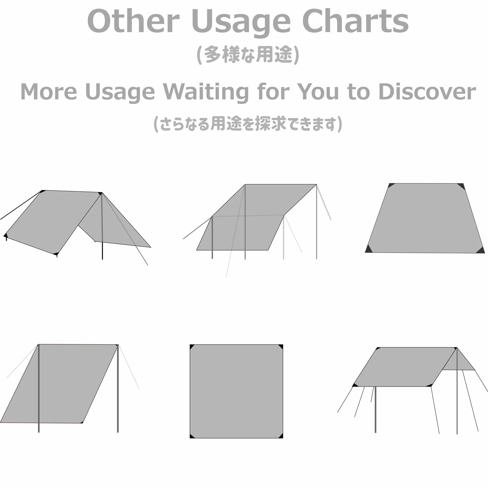 Azarxis Bâche Anti-Pluie Tarp Bivouac Toile de Tente Imperméable Tapis de Sol Abri de Randonnée Parasol Auvent Anti UV pour Camping Trekking (02 Camouflage, 270 x 270 cm (Diagonale))