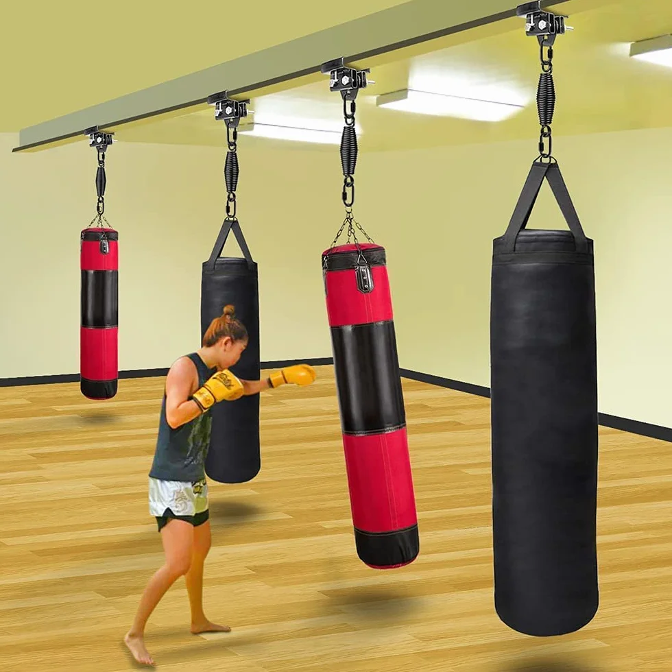 BeneLabel Cintre pour sac de frappe, support de sac de boxe, kit de sac de frappe, support de sac de frappe, support mural pour sac de frappe, accessoires de sac de frappe pour poutre, capacité de 400