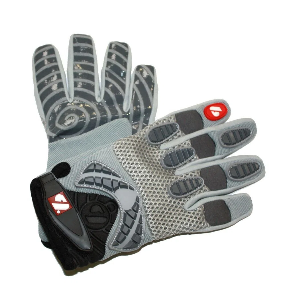 BARNETT FRG-02 Gants de Football américain de Receveur fit, Taille S, Gris