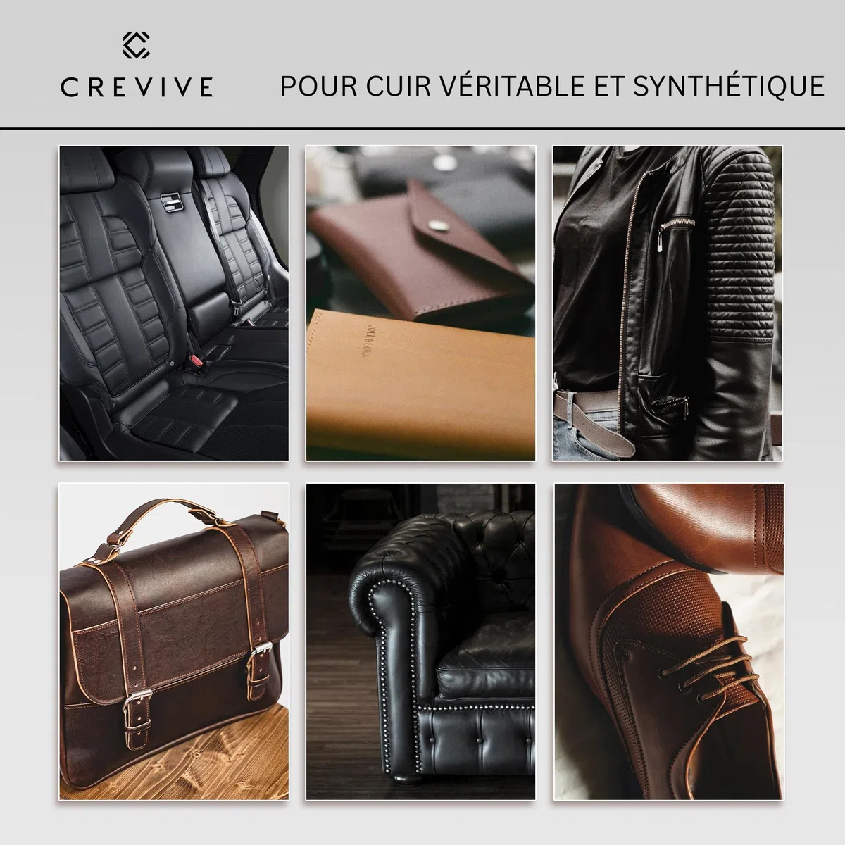 Kit de réparation en cuir Noir 300 ml - Entretien du cuir Voiture - Réparation du cuir Canapé - Réparation de siège auto