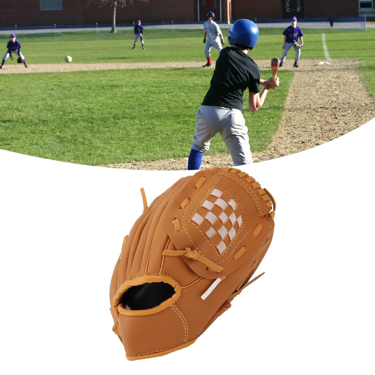 de Baseball Pro Series avec Poche Centrale en Cuir PU pour Les Amateurs de Baseball