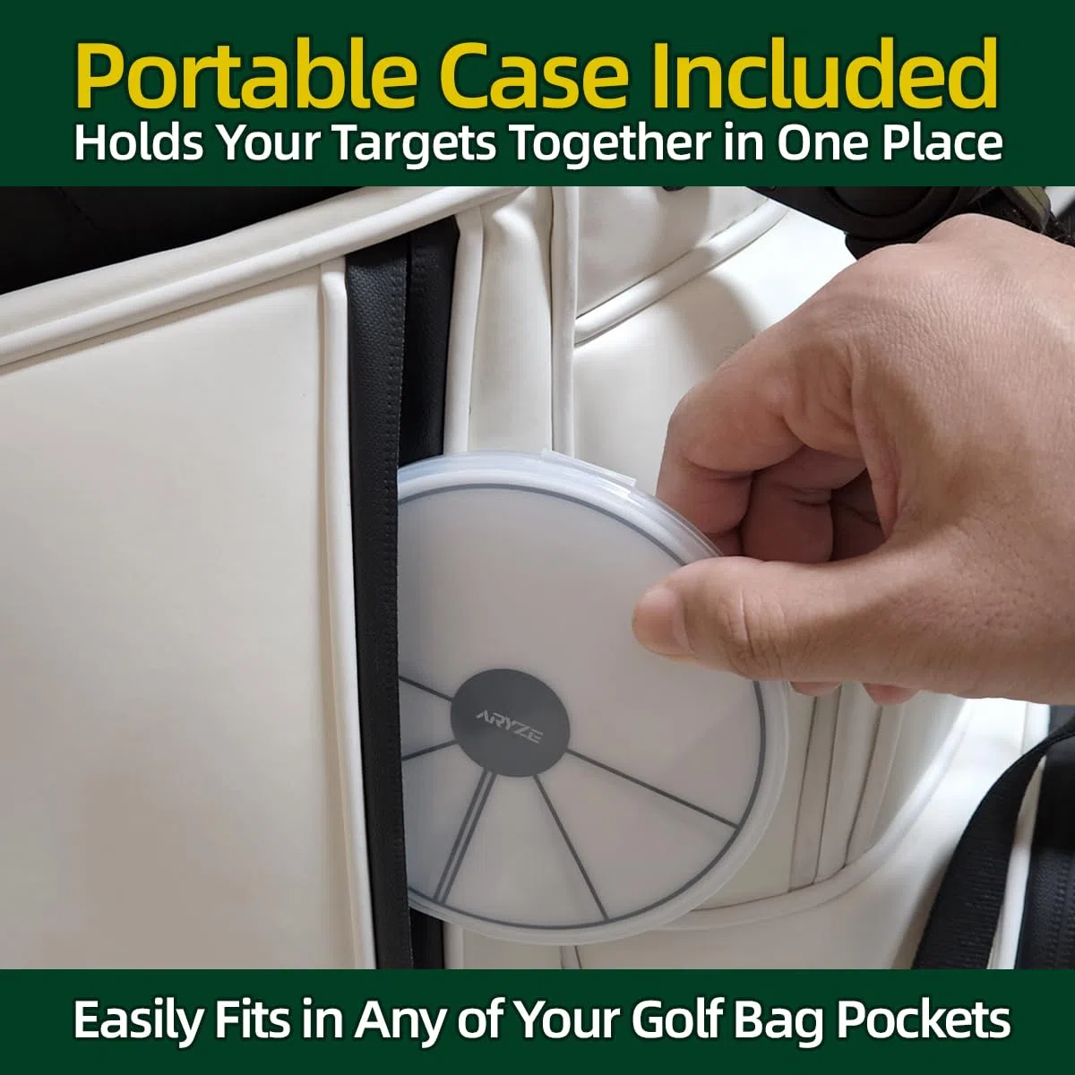 Putt Target Ghost Hole Training Aid for Putting and Chipping Practice. Taille Officielle Disque Plat de Golf pour intérieur ou extérieur. Accessoires de Golf Parfaits pour Tous Les golfeurs. Lot de 4
