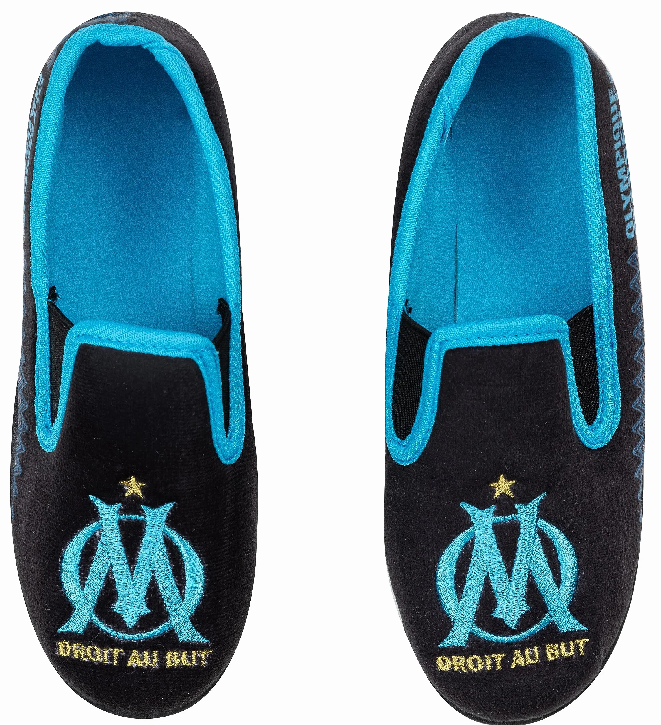 OLYMPIQUE DE MARSEILLE Chaussons Fan Enfant Om - Collection Officielle Taille 36
