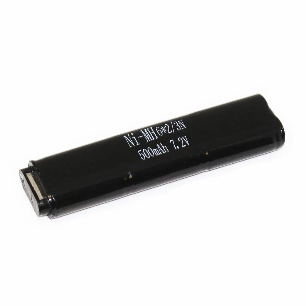 CYMA Batterie rechargeable Ni-MH 7,2 V 500 mAh pour Airsoft AEG CYMA CM030, CM121, CM122, CM123, CM125, CM126, CM127 AEP Series