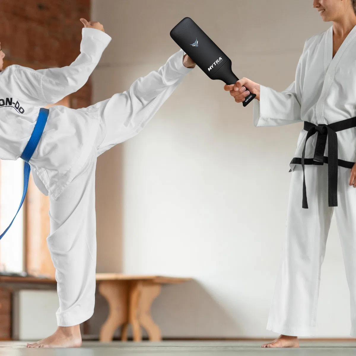 Mytra Fusion Raquette Taekwondo Karate Karaté Training Kicking Pad Kick Boxing Strike Pad Coaching Pads - Raquette de Taekwondo avec Paire