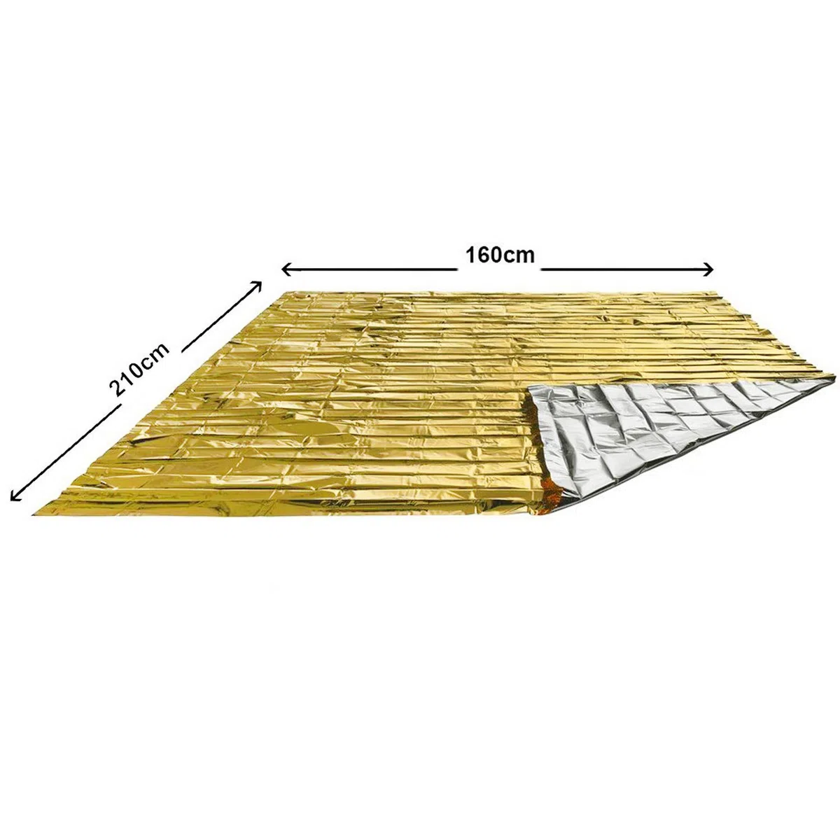 10 Pcs Couvertures de Survie, Couvertures Thermiques Réfléchissantes pour Camping, Randonnée, Sauvetage et Protection