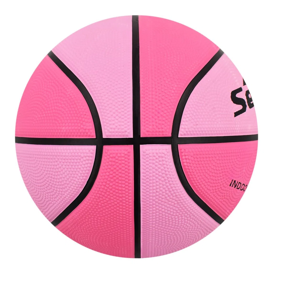 Senston Ballon de Basket Taille 5 et Pompe, Basketball de Rue Intérieur/Extérieur