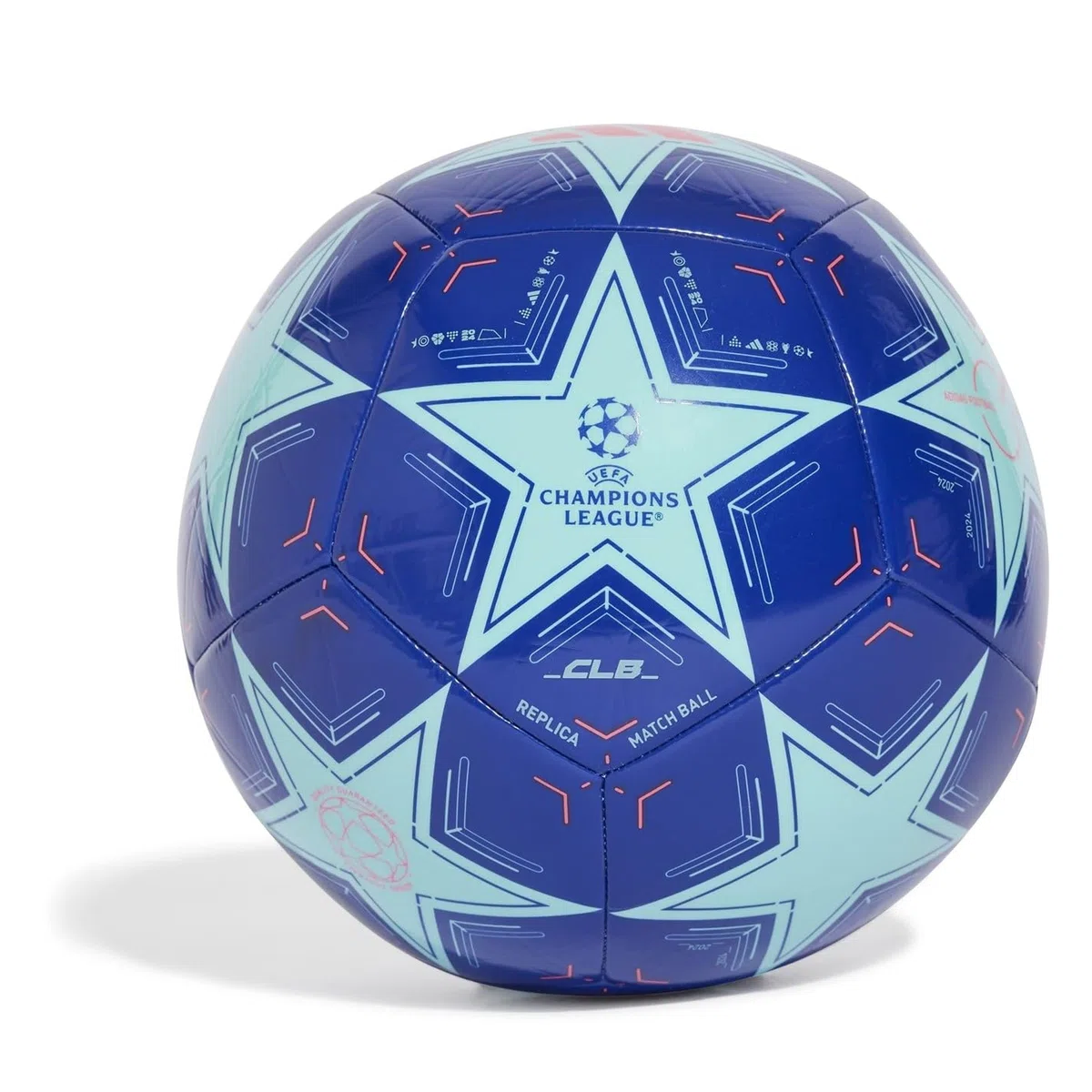 adidas UEFA Champions League Club IX4066 Ballon de Football, Unisexe, Bleu, 4 EU