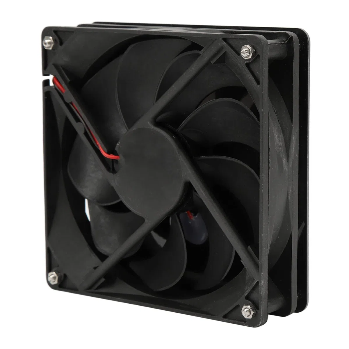 Generic Ventilateur Solaire, Chauffage Solaire en Serre 5W 6V Silicine Monocristallin, ABS Solar Pannel Fan Chauffage pour la Serre avec l'intensité du Soleil pour Diverses Applications, des RVS