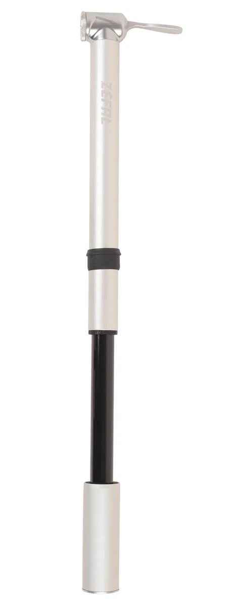 ZEFAL Road Mini - Mini Pompe à Velo de Route - Robuste et Légère - Vélos de Route et Triathlon - Argent, 230 mm, 8 Bar Pression, Schrader et Presta