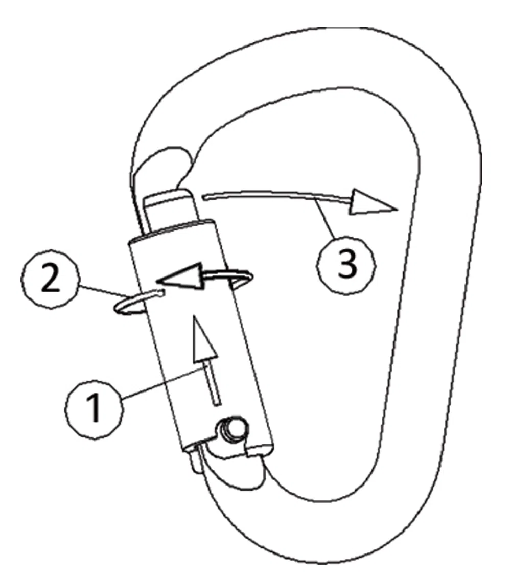 tee-uu CT HMS Safe Lock Mousqueton