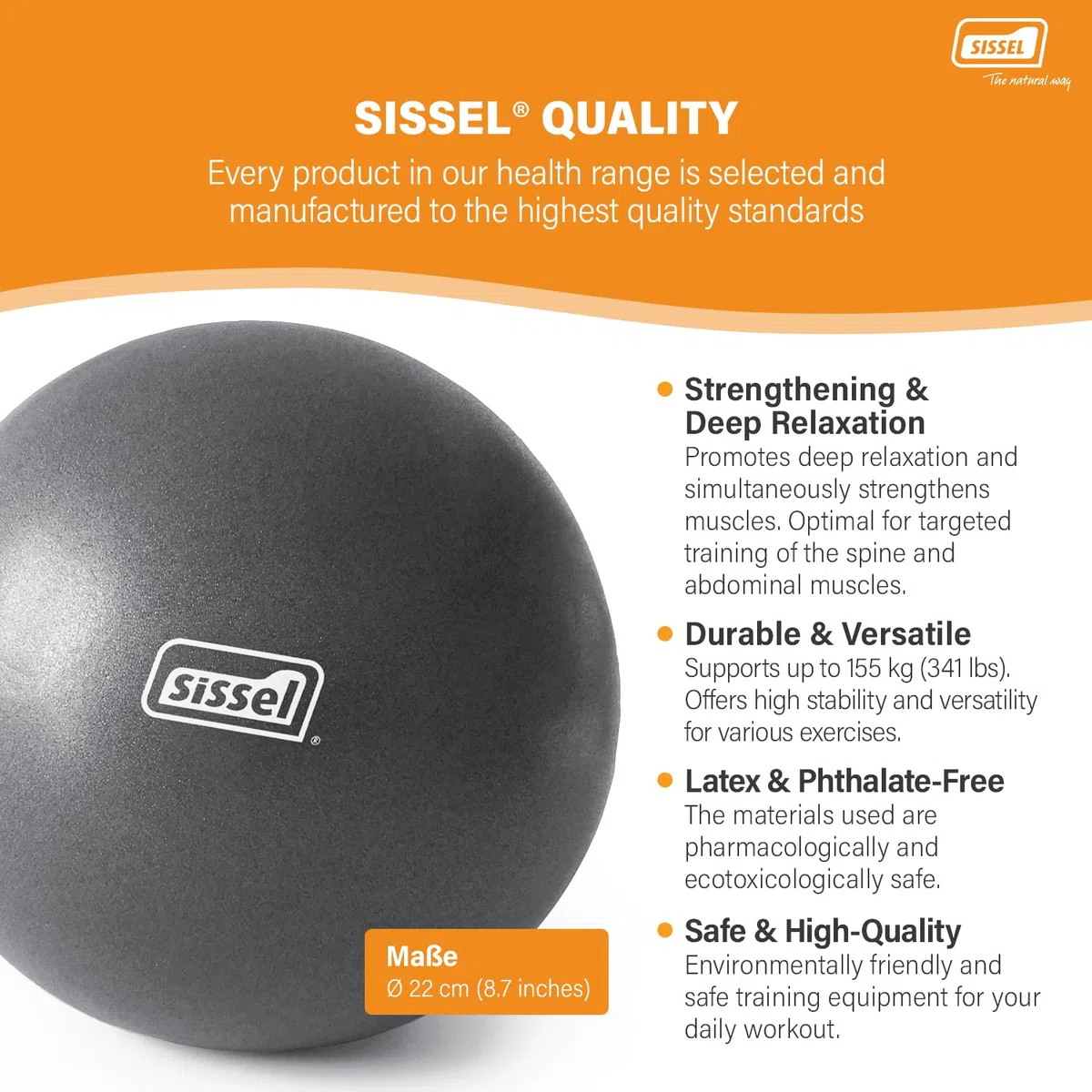 Sissel Soft Ball 22 cm mixte adulte